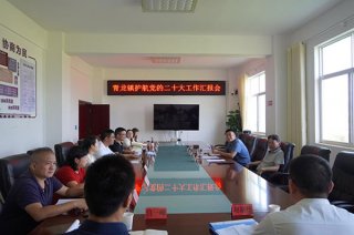 青龙镇召开护航党的二十大工作汇报会